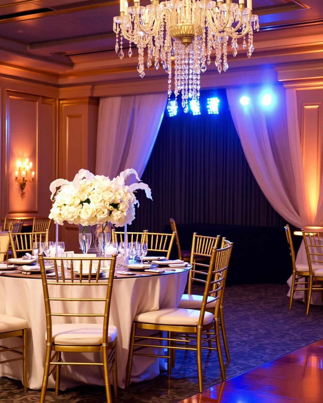 Reel showing premium wedding decoration setup at The Royal Courtyard